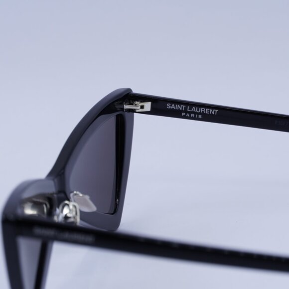 🕶️ New Saint Laurent SL207 JERRY 005 Sunglasses - Shiny Black Frame - Picture 8 of 12